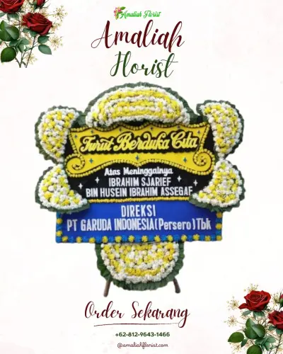 Papan Bunga Duka di Sario Tumpaan