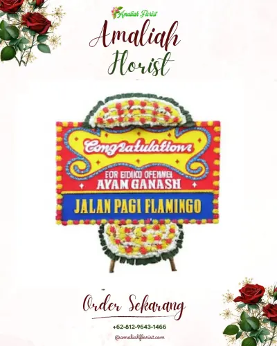 Bunga Papan Congratulation di Sario Tumpaan
